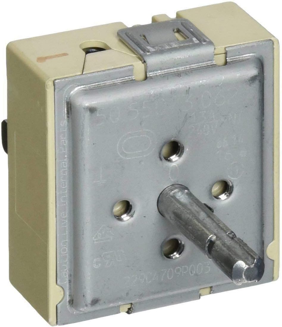 NEW WB24T10063 Range Dual Burner Element Control Switch Compatible for GE, Whirlpool, Bosch made by OEM Parts Manufacturer 900108, AP3189829, WB24T10015, WB24T10056, PS236785-1 YEAR WARRANTY