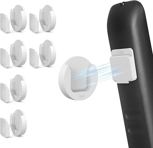 Miniatura 12 de Soporte Magnético para Control Remoto de Montaje en Pared, Paquete de 4 Soportes para Control Remoto de TV para Ventilador/Aire Acondicionado