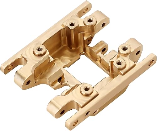 Miniatura 5 de INJORA Placa deslizante de latón Montaje de transmisión CNC actualización para TRX4M 118 RC Crawler, 1.87 oz