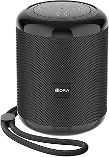 Caixinha som alto-falante bluetooth 1hora design portátil preto