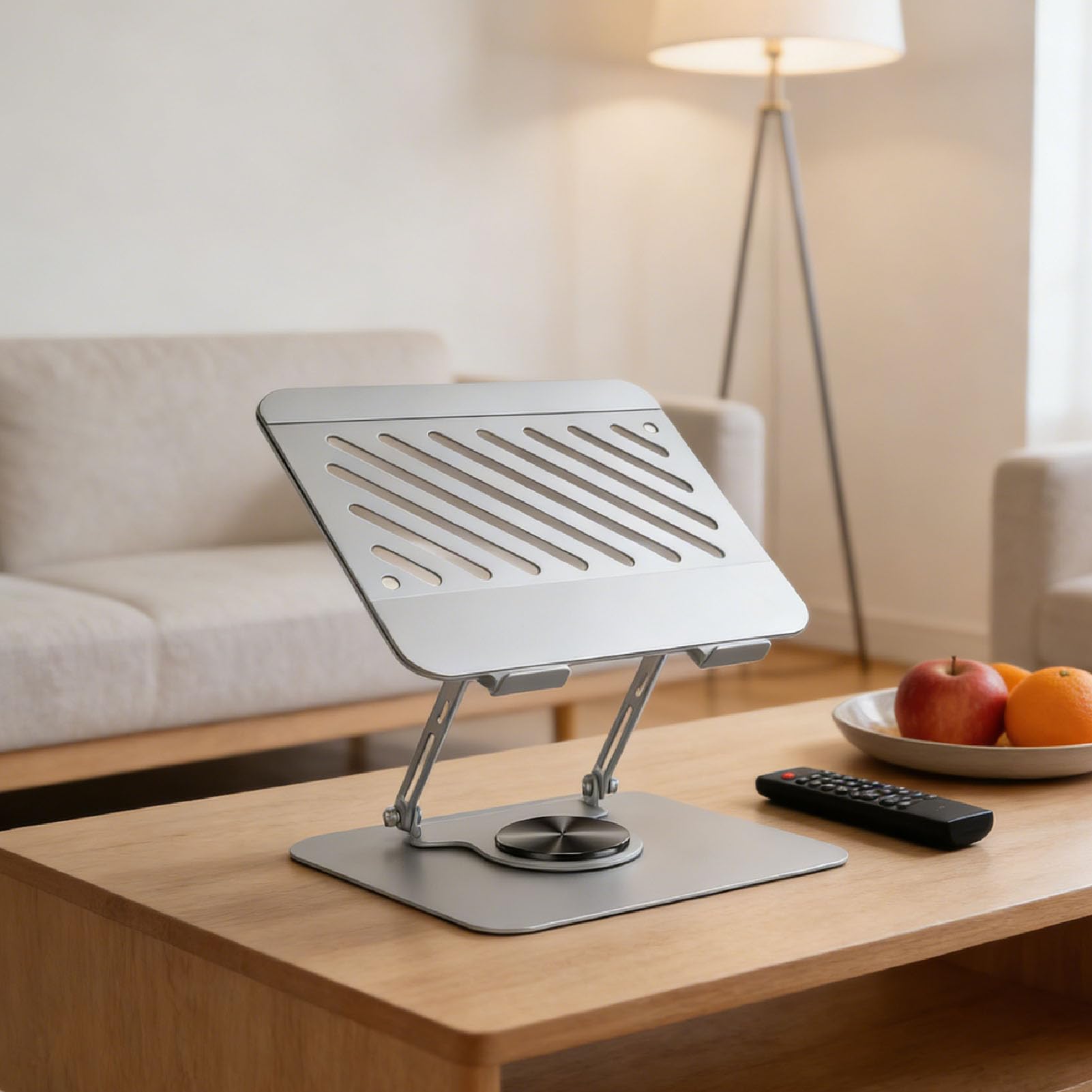 Sxhlseller Soporte Giratorio para Portátil de 360°, Ajustable, Ergonómico, de Aleación de Aluminio, Soporte Elevador para Portátil de 17 Pulgadas, Pro, XPS,