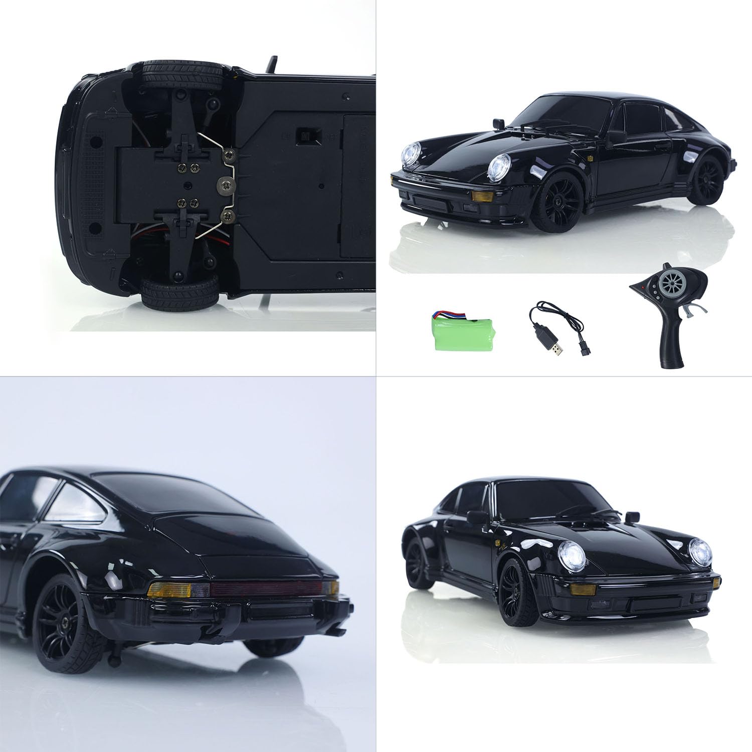 1/18 RC Drift Car LDRC A98 Telecomando Veicoli Da Corsa Simulazione 911 Led Luce Metallo Shell RTR Batteria 9G Servo Carica USB Modello Hobby Grade per Adulto Hobby Grade Modello