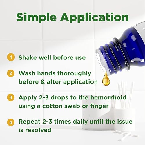 Miniatura 6 de Forces of Nature Control de hemorroides extra fuerte, medicina homeopática orgánica con hamamelis, castaño de indias y aceites esenciales calmantes