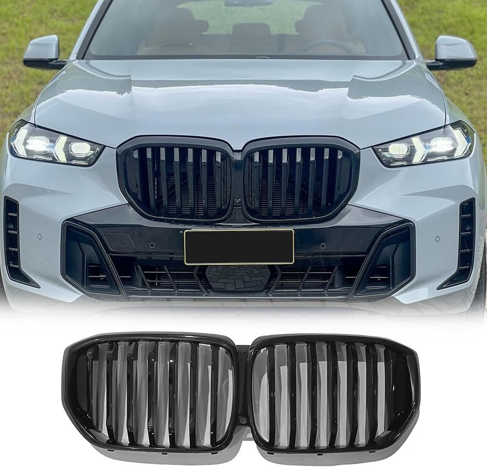 It is suitable for 2023-2024 X5G05LCI car grille single line bright black MP original car replacement car black kit