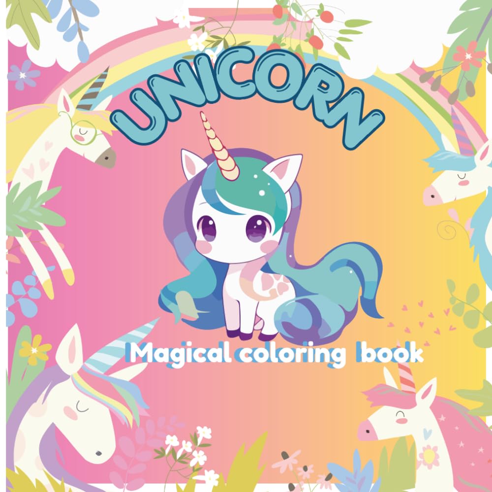 Unicorn: Magical coloring book