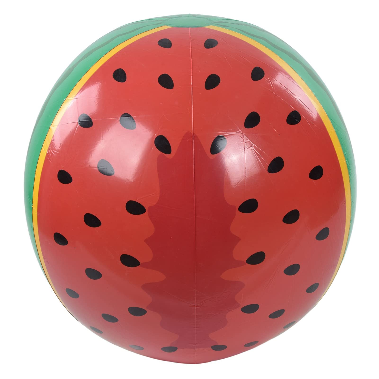 SUNGOOYUE Ballons de Plage Pastèque, Ballon de Plage Gonflable en PVC épais de 90 Cm de Diamètre avec Un Design Respectueux de la Peau, pour Cadeau d'été de Fête à la Piscine