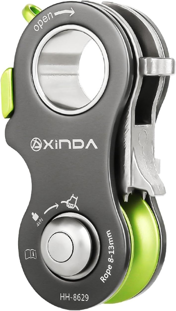 Climbing Pulley Tool Rock Rope Pulley for Cave Outdoor Sport Caving