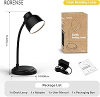 Vista 6 de LED Desk Lamp With 96 LEDs,High lumens Table lamp,Desk Lamp for Office Home,4 Brightness Dimmable Flexible Table Lamp,Reading Light with a Timer