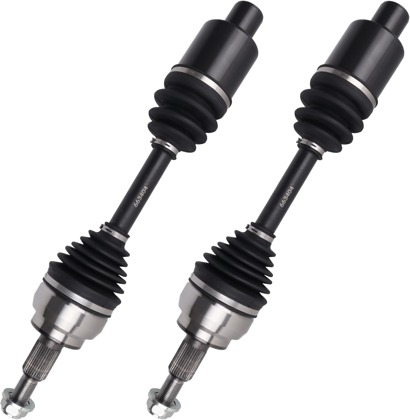 Autoround 663404 Front CV Axle Shaft Assembly Driver and Passenger Side