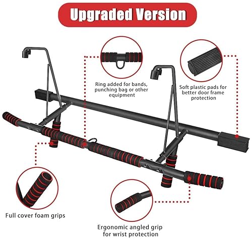 Doorway Pull Up Bar, Strength Training Pull-Up Door Frame Bars, Total Upper Body Workout Bar For Doorway, Chin Up Bar, Fitness Exercise For Home #TOP3