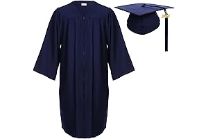 Cap and Gown Set for Navy Graduations