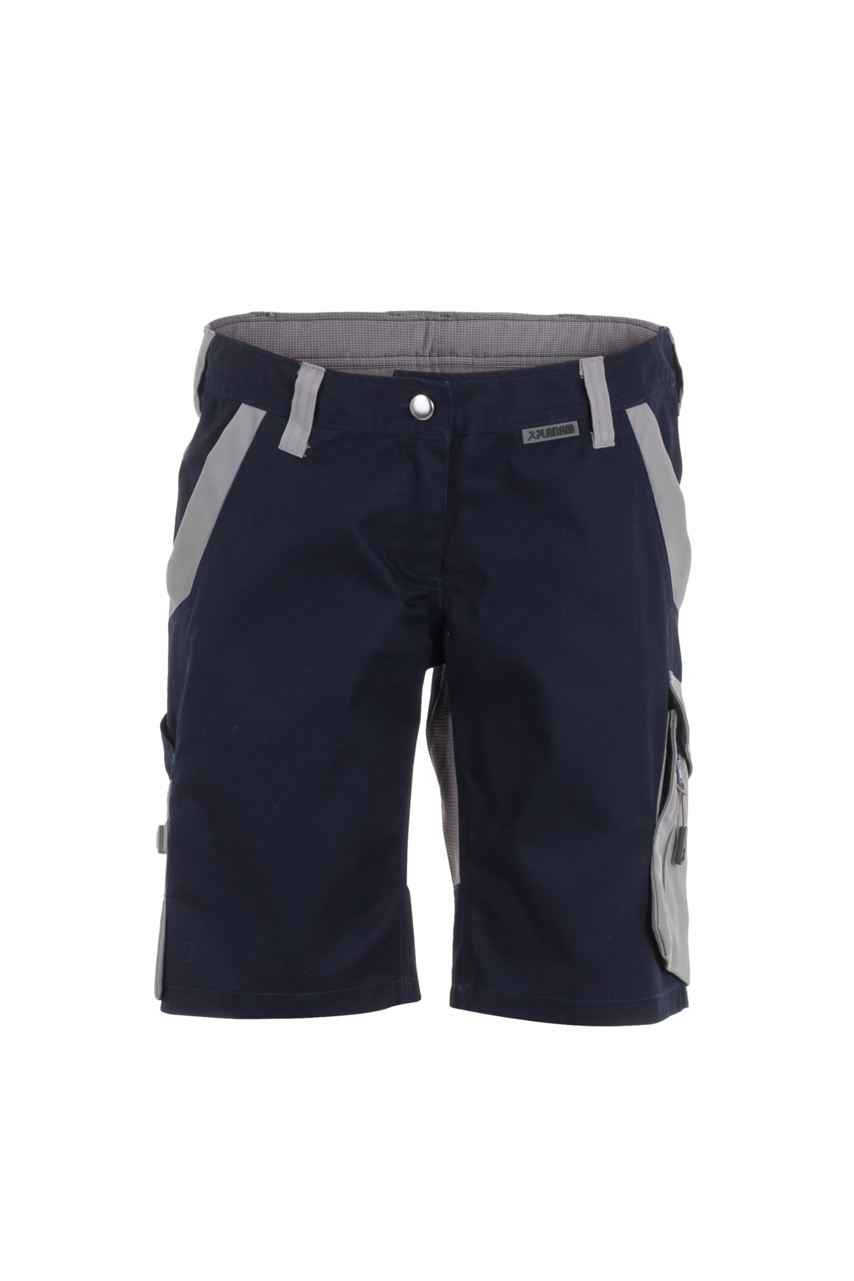 Planam Norit Damen Shorts Schwarzblau Zink Modell 6469 Größe 4XL