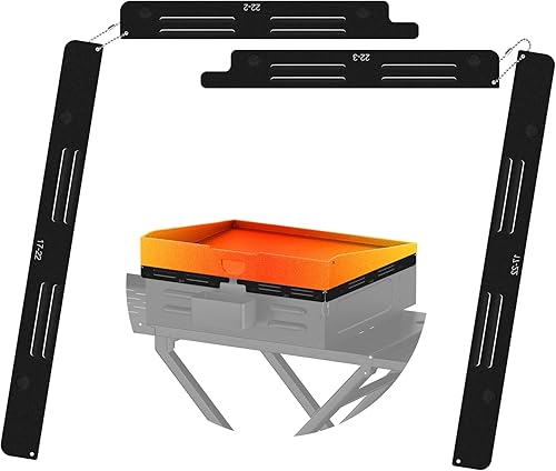 Protectores de viento para parrilla Blackstone de 22 pulgadas, accesorios magnéticos de acero inoxidable para parrilla Blackstone y campamento,