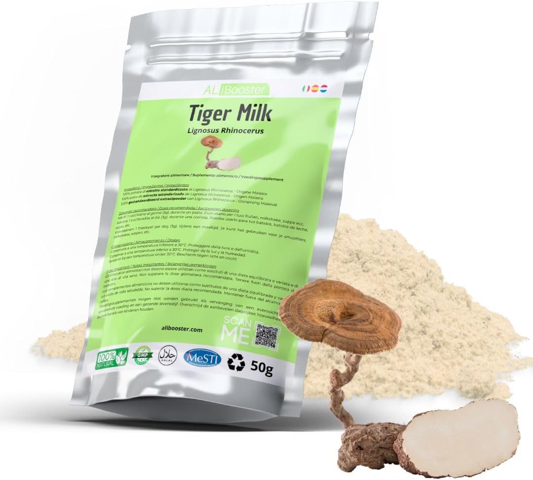 Lignosus Mushroom standardized Pure Extract Powder Tiger Milk 50g
