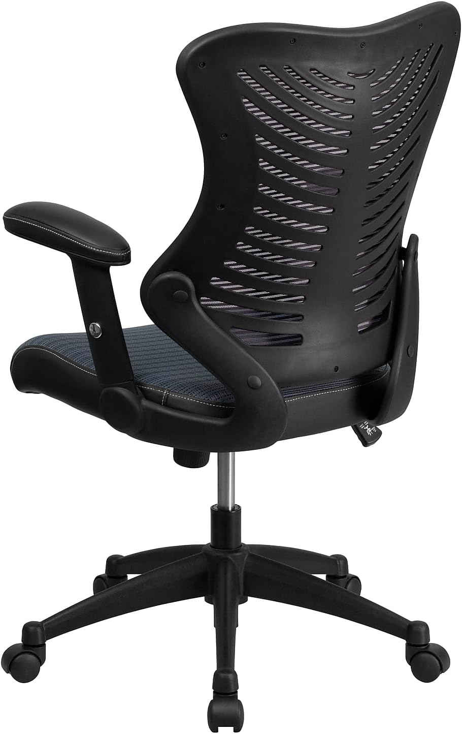 Flash Furniture Kale High Back Designer Gray Mesh Executive Swivel Ergonomic Office Chair with Adjustable Arms