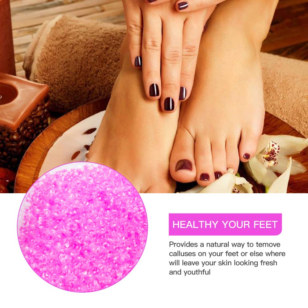 Pumice Stone for Feet (Pack of 4 Colors), CHIALSTAR 2 in 1 Callus Remover and Pumice Pad, Pedicure Stone Scrubber for Smooth Feet, Hands and Body, Exfoliation Tool to Remove Dead Skin : Beauty & Personal Care