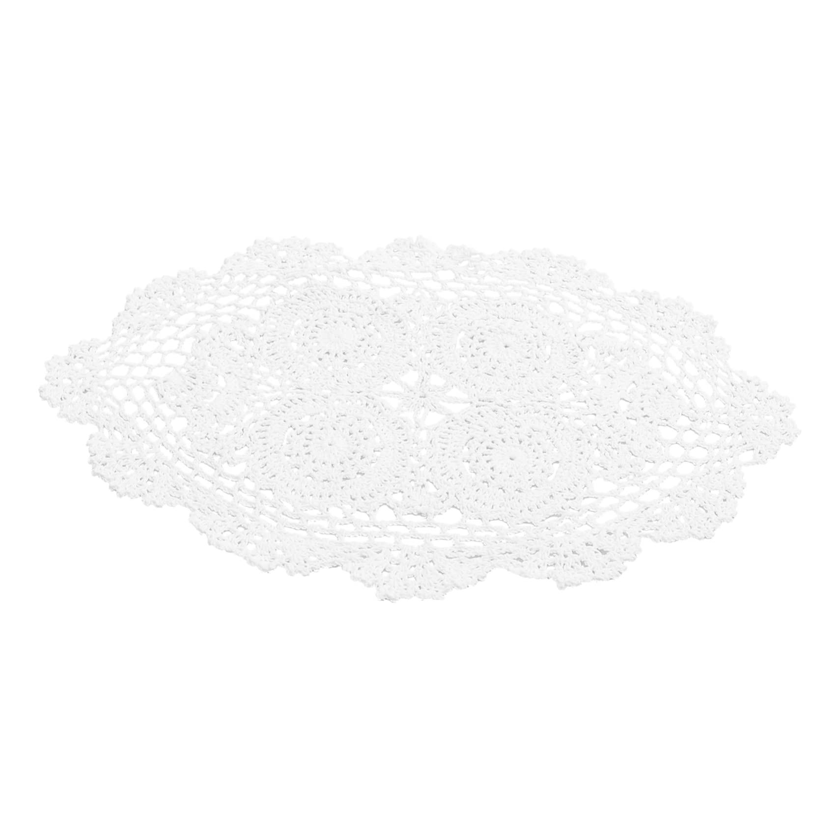 Napperon de table dentelle coton | Set de table style fermier déco fête et buffet Zerodeko 4pcs