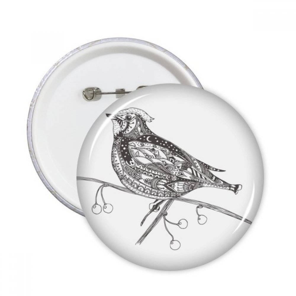 Pins oiseau pour masquer un petit trou sur une veste ou un pull uni - 3