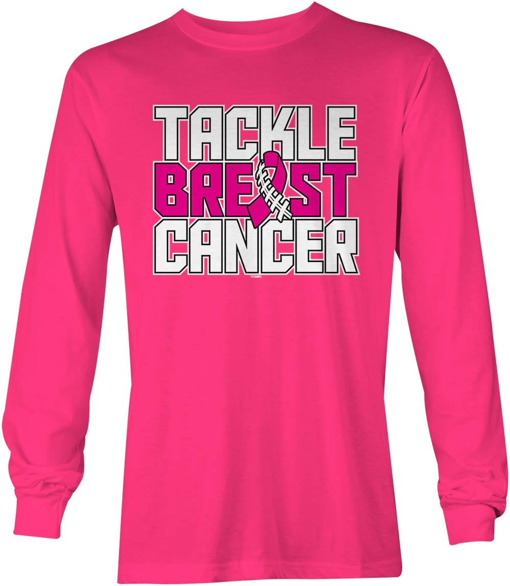 Tackle Breast Cancer - Pink Ribbon Hope Unisex Long Sleeve Shirt
