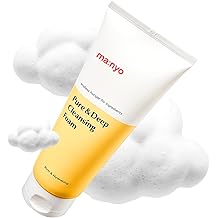 MANYO Pure &amp; Deep Cleansing Foam, Facial Cleanser, for Double Cleansing, Pore Cleaner, Blackhead Remover, Acne Face Wash, Korean Skin Care, 6.7 fl oz (200ml)