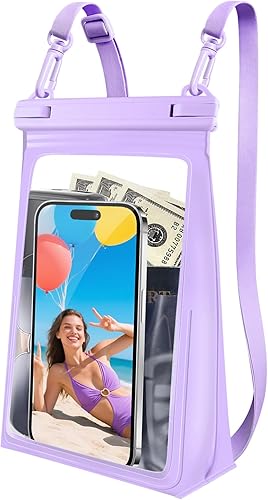 Miniatura 8 de Funda impermeable grande para teléfono, funda impermeable universal para iPhone 14 Plus 13 Pro Max 12 11 Samsung S23 S22 hasta 7.2 pulgadas, IPX8 a