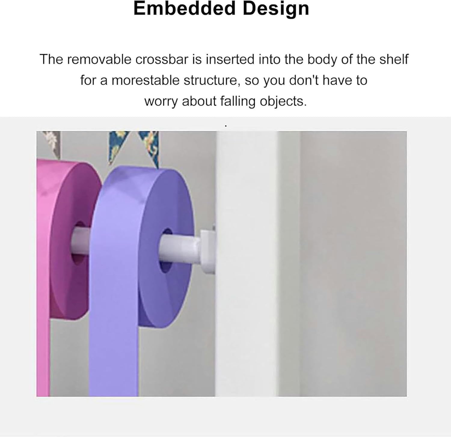 Ribbon Stand for Craft Room, Scarf Belt Tie Display Storage, Metal Freestanding Organizer for Flower Shop Retail Store Shopping Mall, 45 x 30 x 70cm, Black