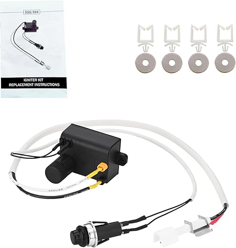 Miniatura 1 de 7642 Botón de encendido de parrilla para Weber Spirit E210 E310 S210 SP310 parrilla de gas con controles frontales superiores, reemplazo de Iginter