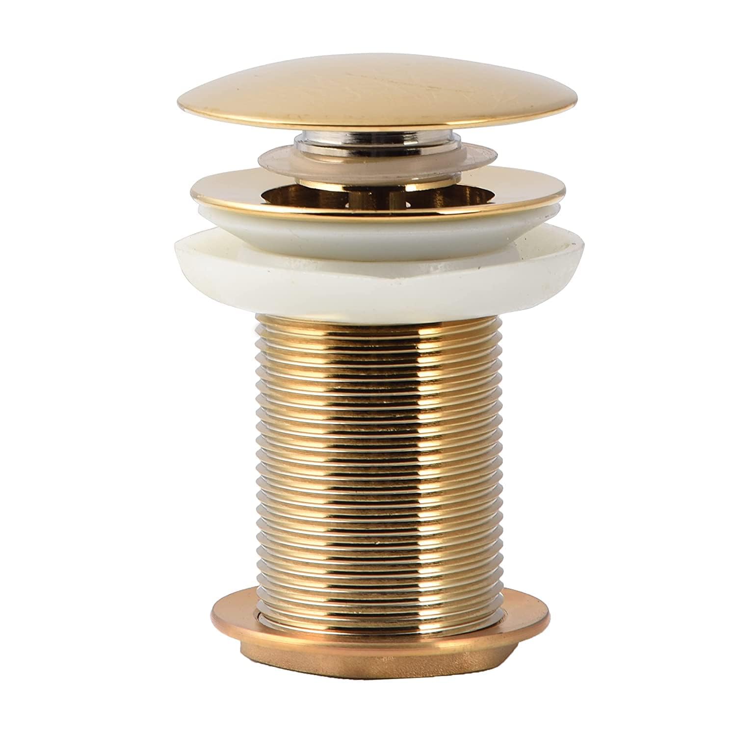 Emartt Full Thread Waste Coupling for Wash Basin in Gold Color | Full Threaded Pop Up Waste Coupling | Sink Waste Coupling | Waste/Drainer Coupling 5 Inches (B0CCSBT2VL) Amazon Price History, Amazon Price Tracker