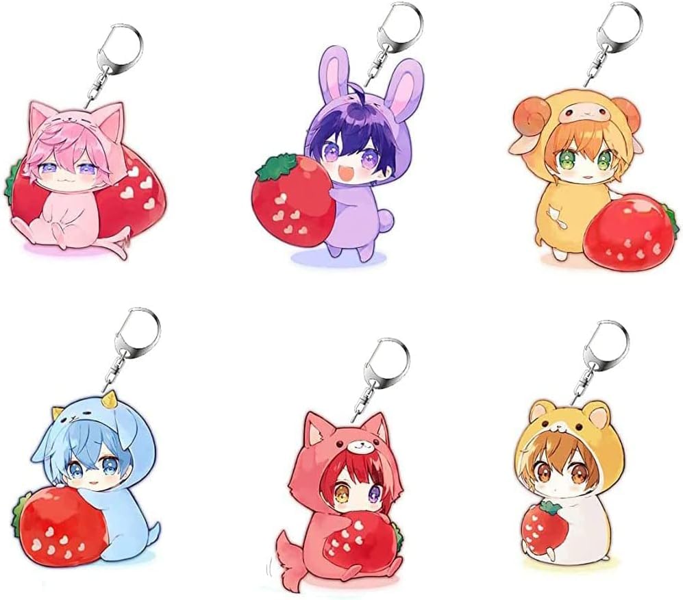 Amazon.co.jp: Sbdsyue(ユェ) for すとぷり キーホルダー 6点セット 