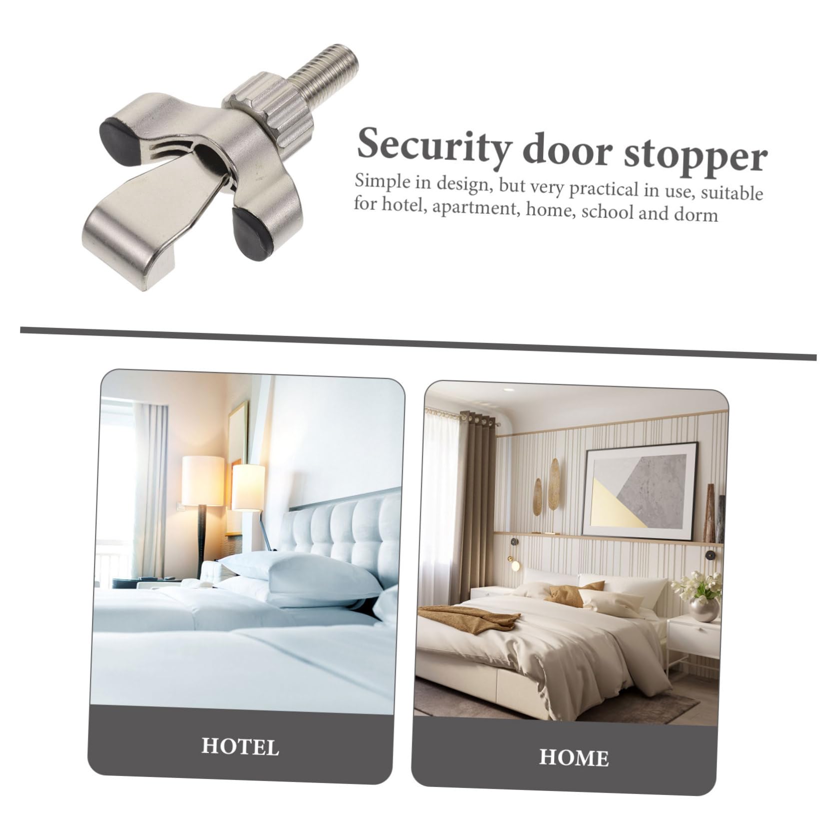 Serrure De Porte Portable Et Sécurisée Verrou De Sécurité Pour Voyage Et Hôtel Dispositif Anti-ouverture Pratique Et Fiable Installation Simple Et Compact Pour Maison Et