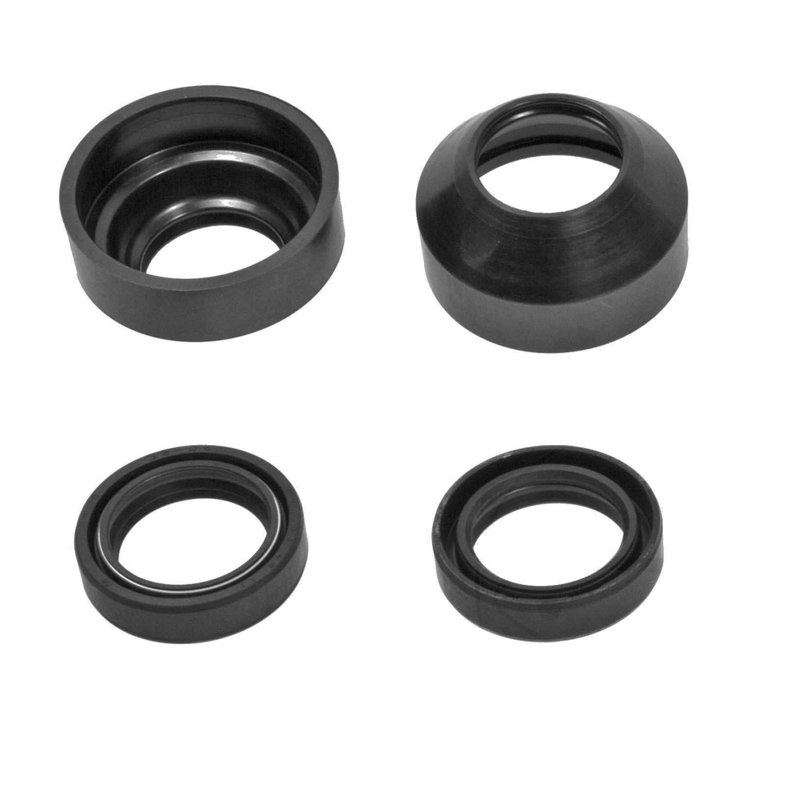 Gabel-Simmerringe Satz mit Staubkappen für GSX 400 E Baujahr 1980-1981 von Tourmax