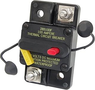 Blue Sea Systems 7181 285-Series Thermal Circuit Breaker, Surface Mount, 48V DC, 30A