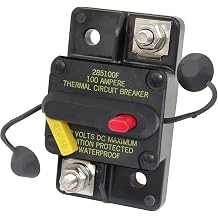 Blue Sea Systems 7181 285-Series Thermal Circuit Breaker, Surface Mount, 48V DC, 30A