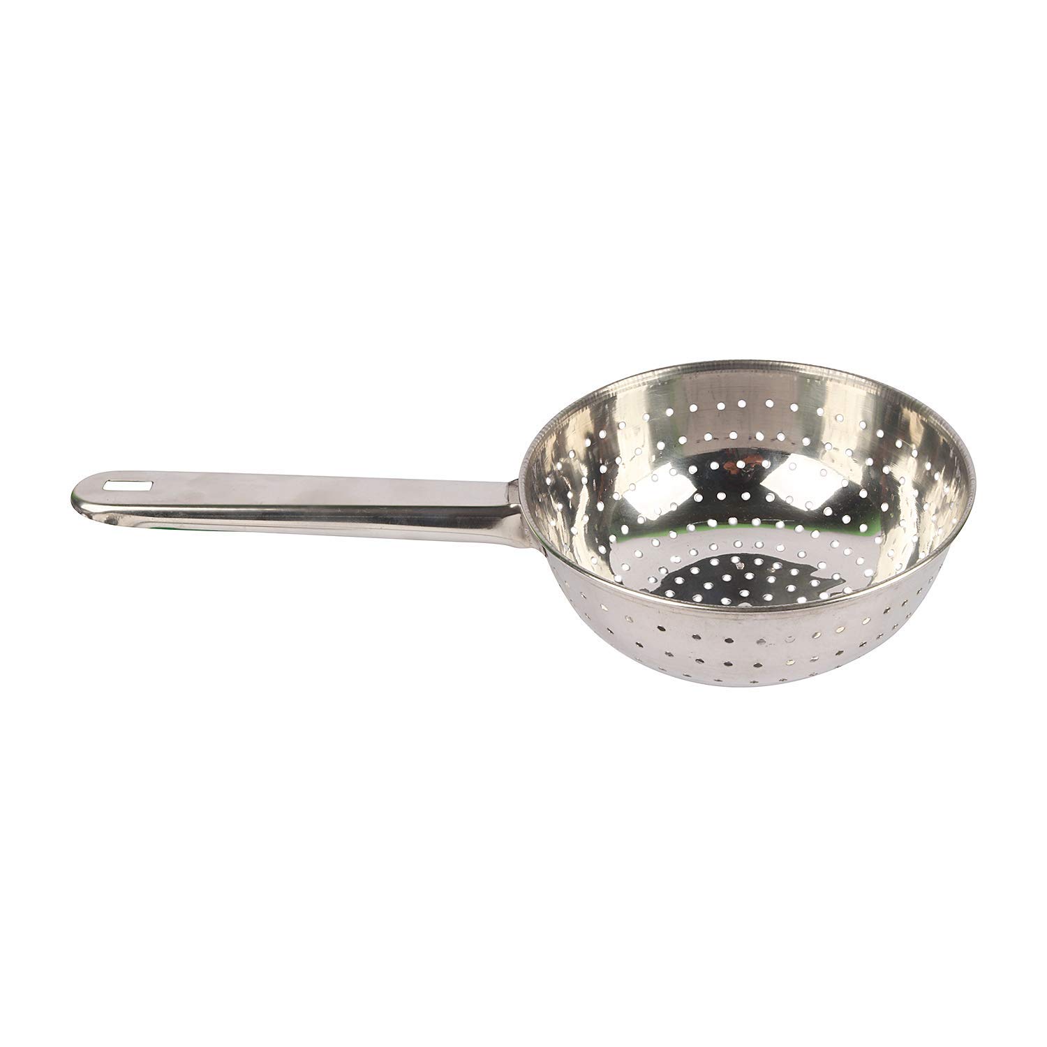 Shree Shyam Stainless Steel Handheld Colander Rice Drying Steel Bowl
