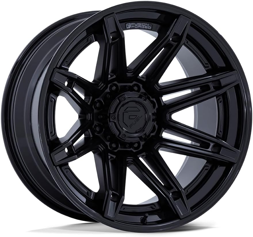 FUEL OFF-ROAD FC401 Brawl 20X10 6X5.5 4.79-18mm Matte Black with Gloss Black Lip - FC401MX20106818N