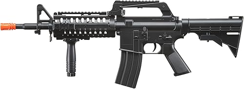 Miniatura 4 de GoldenBall Airsoft Spring Power Rifle Pistol Kit-M4 con linterna, punto rojo, agarre, pistola con funda