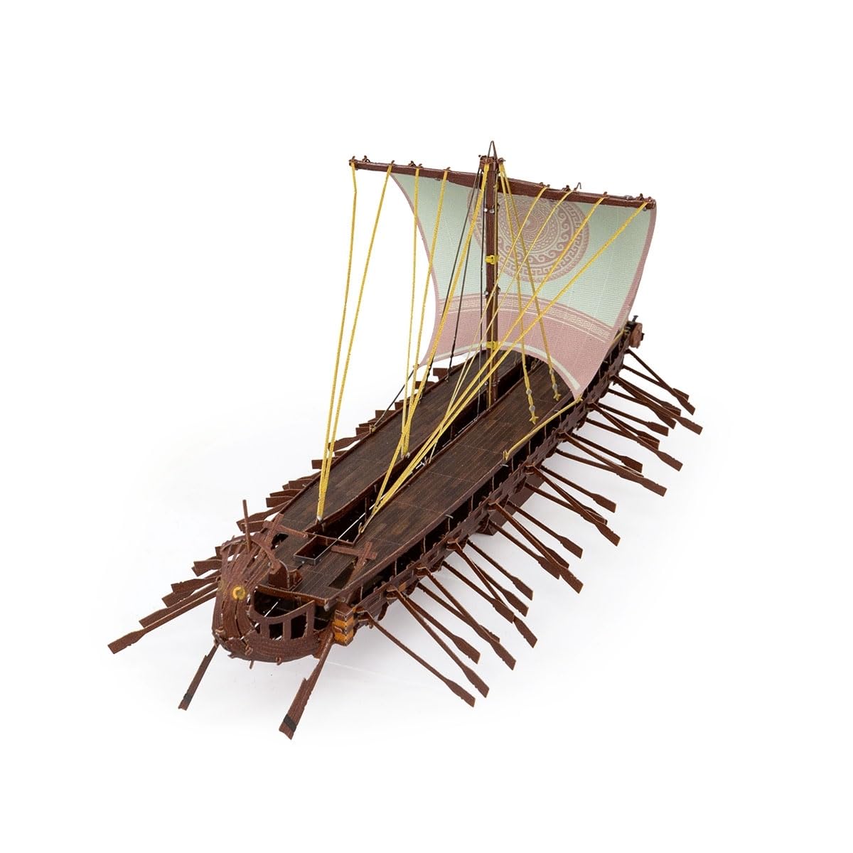 Metal Earth Premium Series Greek Trireme Ship 3D Metal Model Kit Fascinations - Image 4