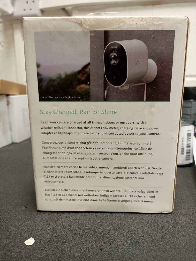 Chargeur - ARLO - VMA5600C-100PES - Magnétique - pour Camera Externe - Blanc