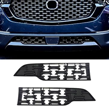 AOKIO Compatible with Mazda CX50 Accessories 2025 2024 2023 Front Grille Inserts Bumper Grill Guard Molding Trim Glossy Black Not for CX5
