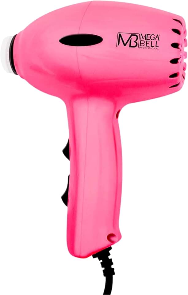 Lixa Elétrica Pedicuro Mega Bell Compact Pink 12 Lixas 127V