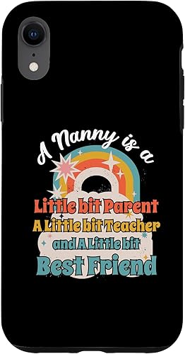 iPhone XR Funny Childcare Nanny and Day care Provider Babysitter Case