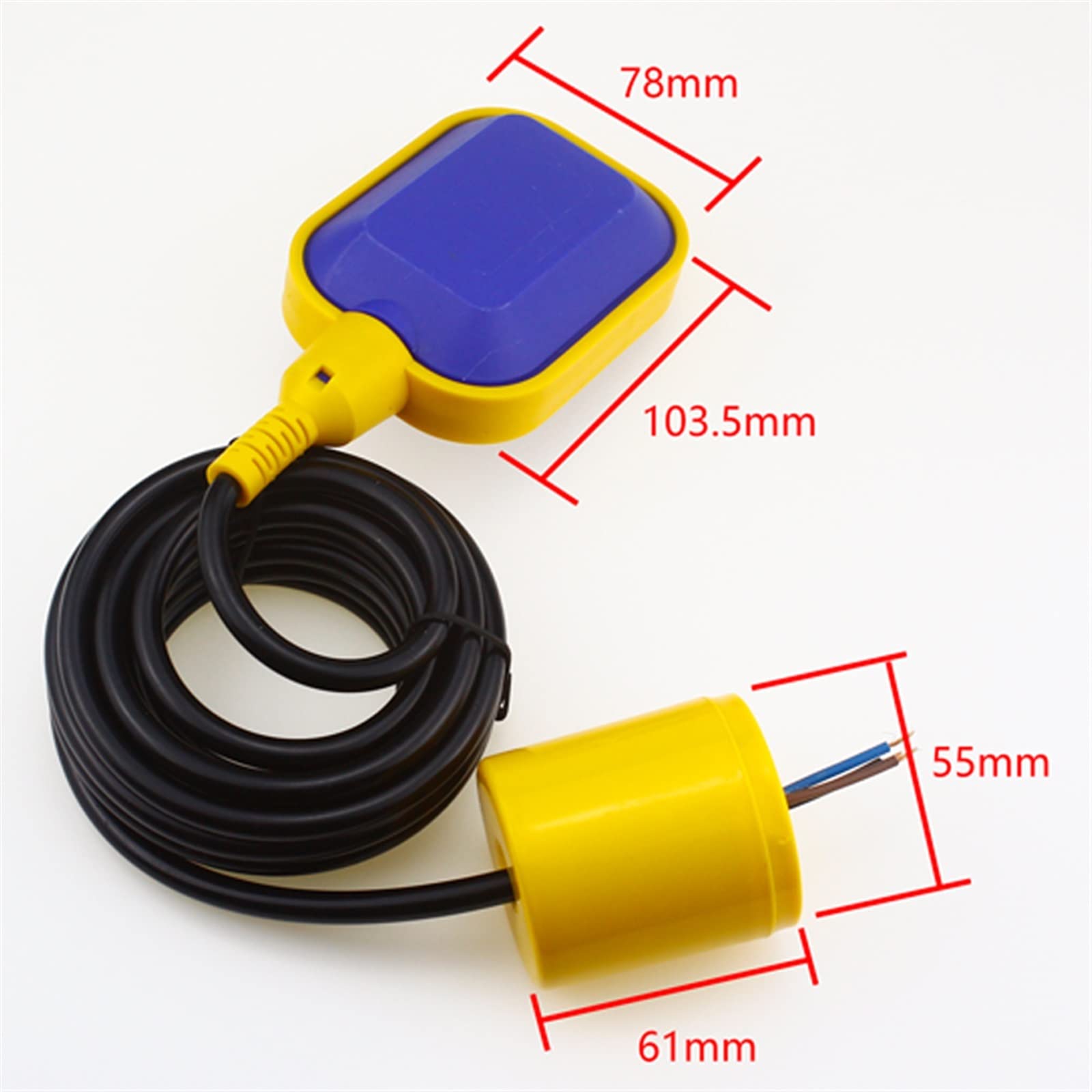 EM15-2 2M 3M 4M 5M Controlador Interruptor de Flotador interruptores líquidos Nivel de Agua líquido Flotador Interruptor Sensor de Contacto | WIRE LENGTH 2M