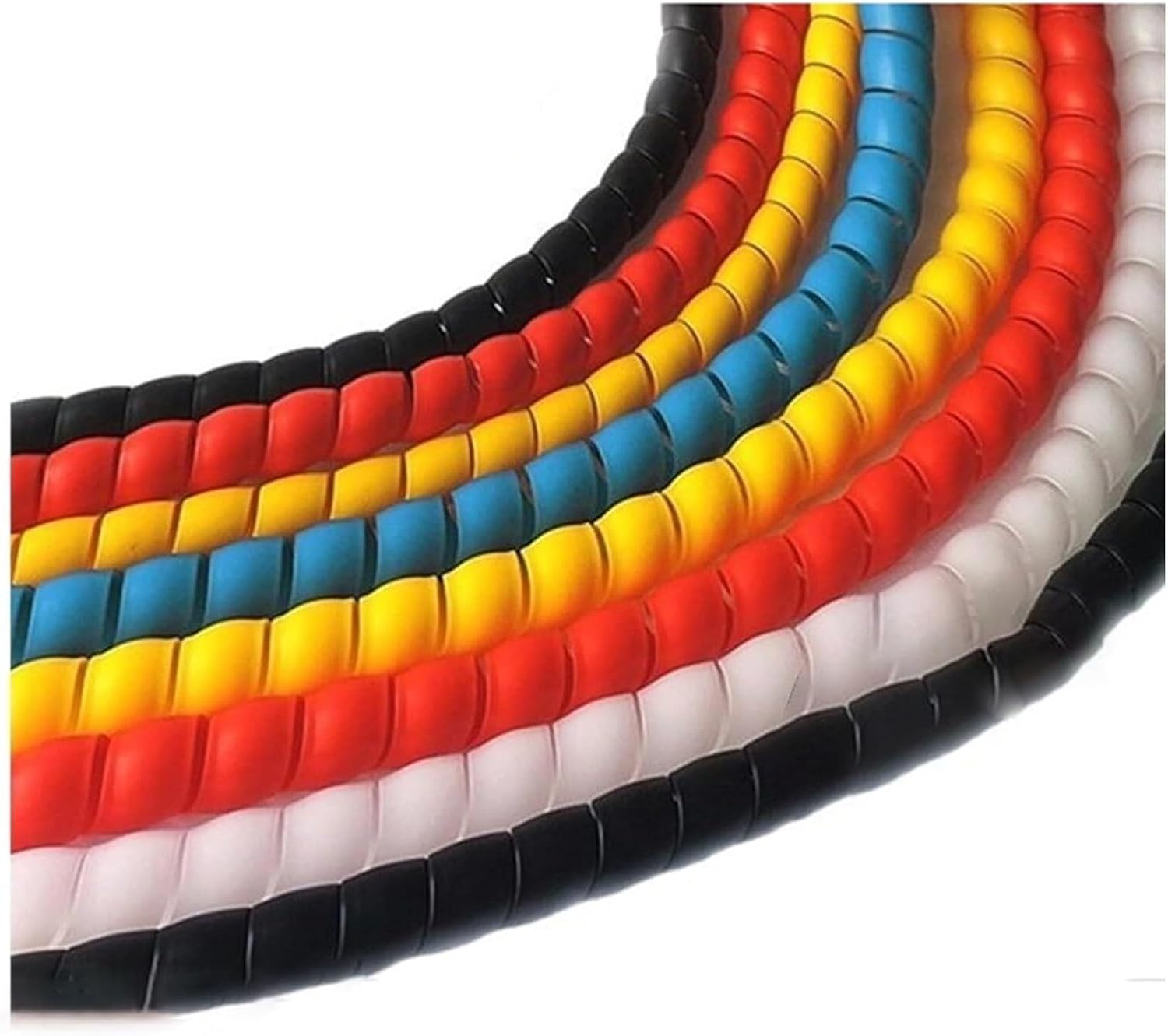 Cable Tidy SleeveSpiral Wrap 1 Meter Spiral Cable Protector Sleeves Car Washer Pipe Sleeve Cable Sleeving Wrap Flame Retardant Tube(Blue,24mm Inside Diameter)