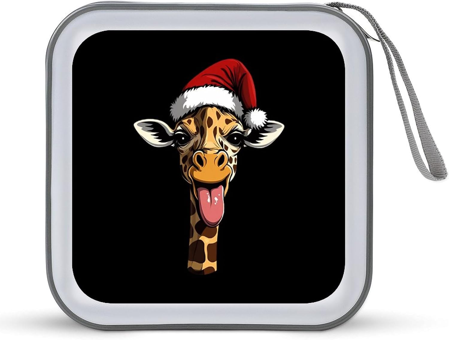Santa Giraffe CD Case Portable DVD Storage Box CD Wallet Holder Binder Organizer for Car Home