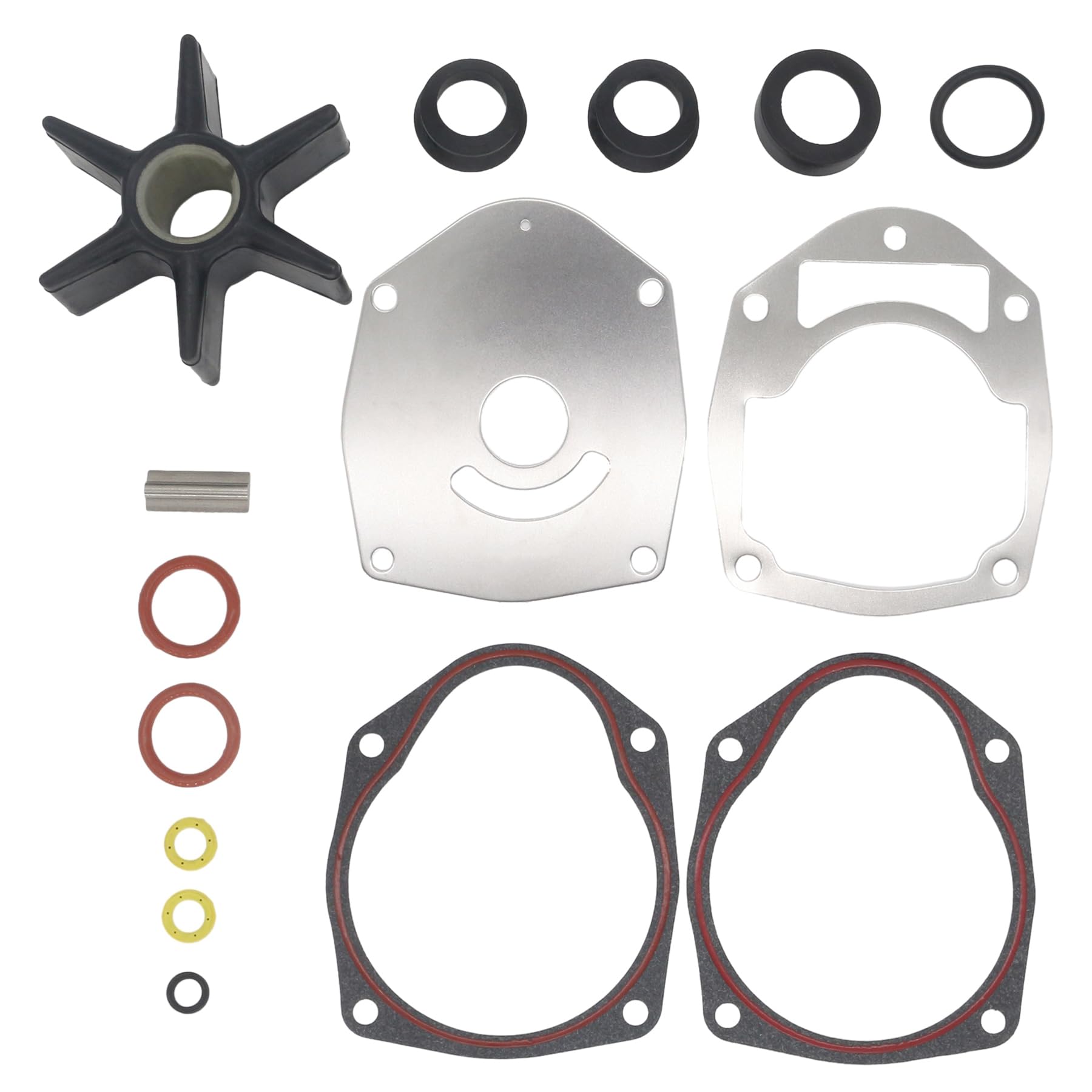 Photo 1 of 43026T2 Fits Mercury or Mariner 60-250 HP 2 Stroke Water Pump Impeller Kit