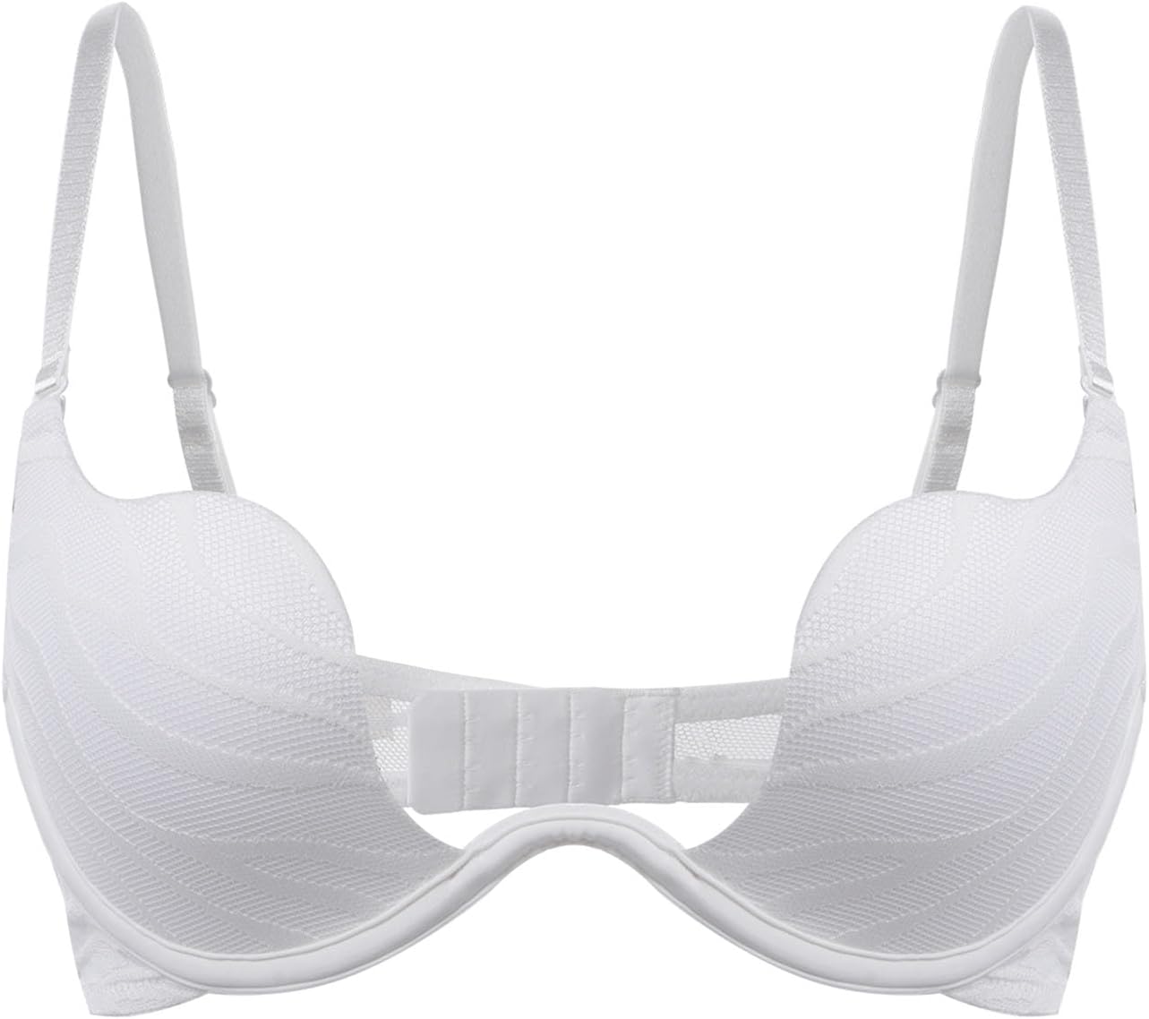 Women's Push Up Bralette Deep V Plunge Padded Low Cut Bras Underwire Balconette Sexy Lace Lingerie Bra - Image 5