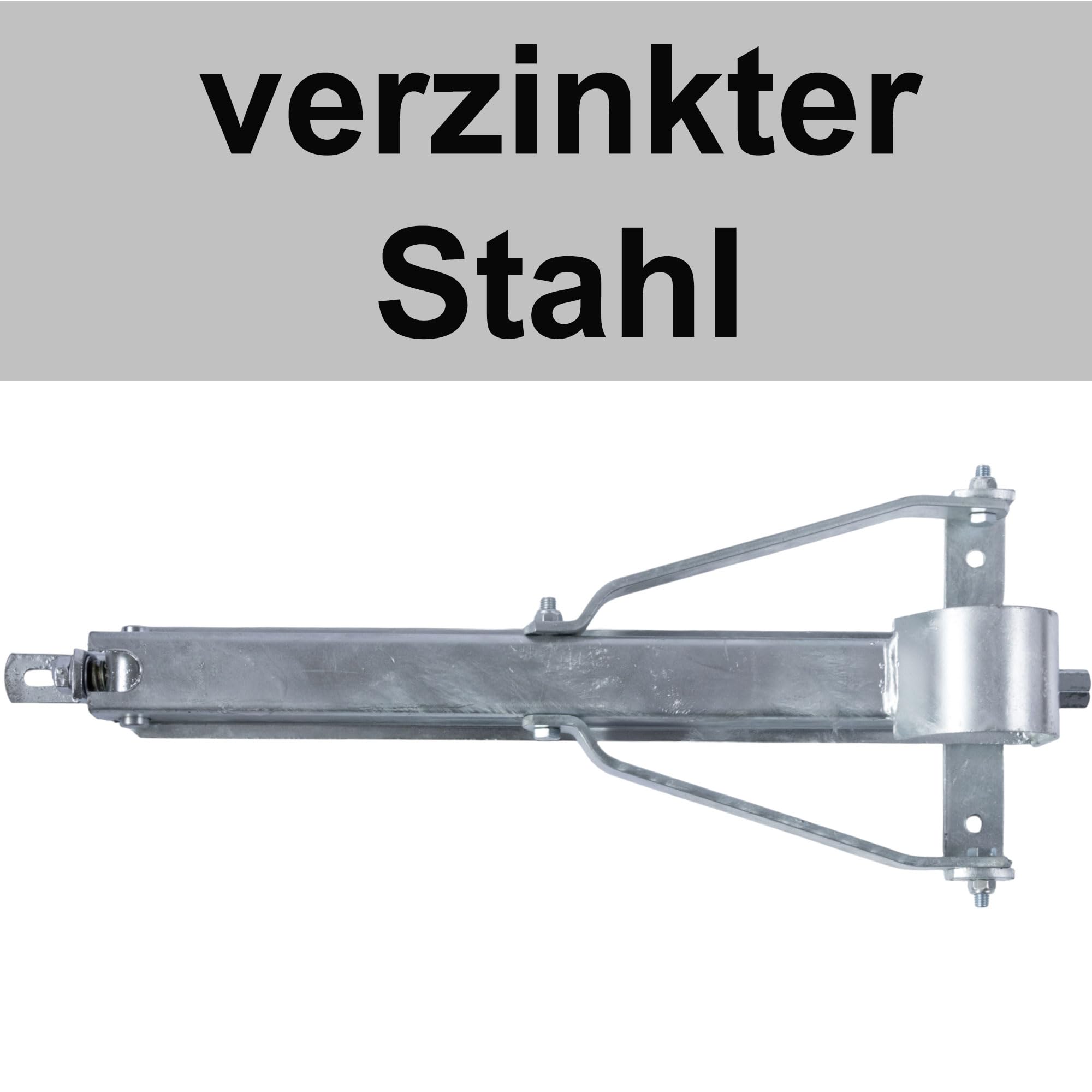 Ausdrehstütze Eckstütze Stahl Stützbein Caravan Trailer Abstützung Zubehör