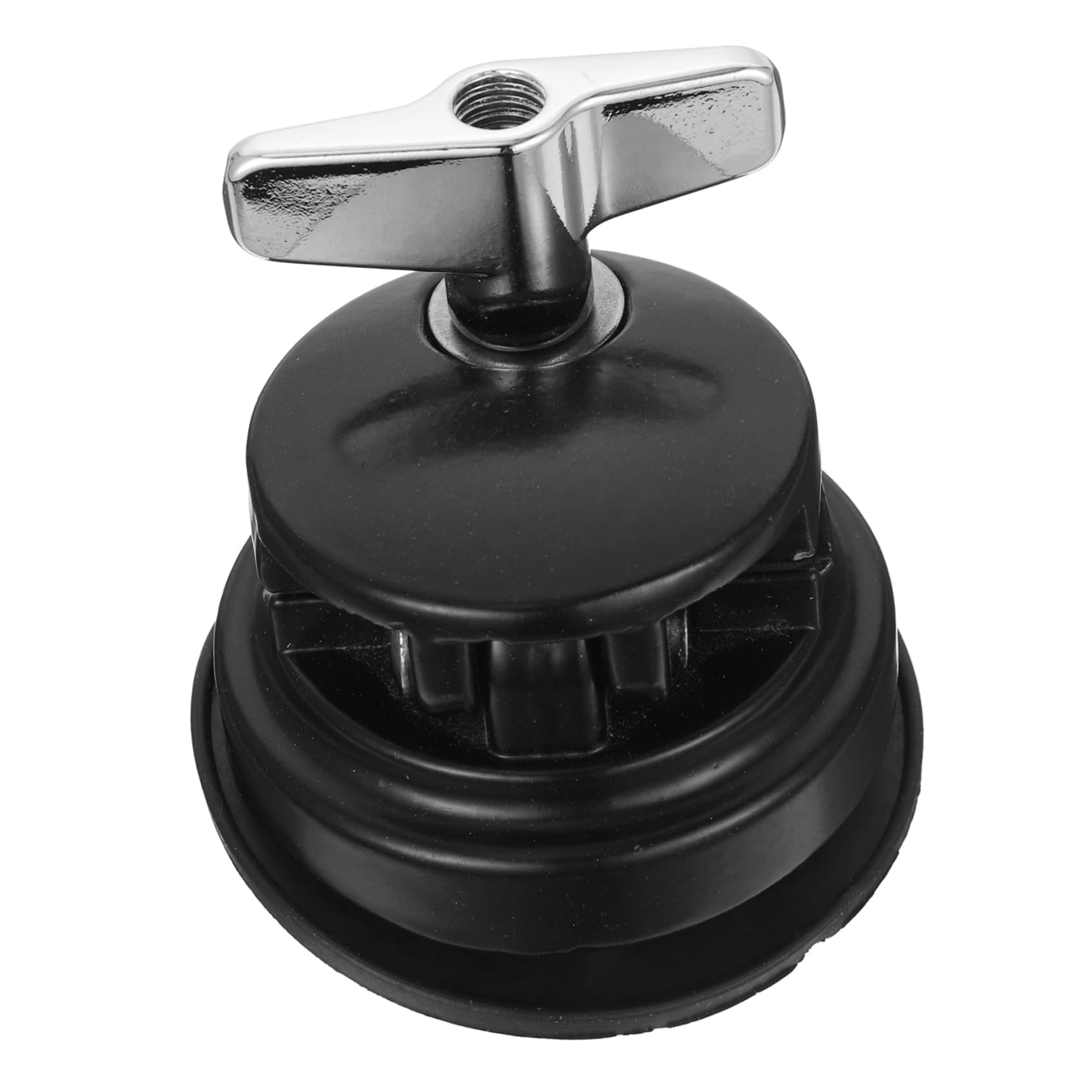 UPKOCH Support de Montage pour Tom en Fer Argenté Réglage Facile et Transfert Sonore, Accessoire pour Batterie Noir Compatible Kit de Percussion