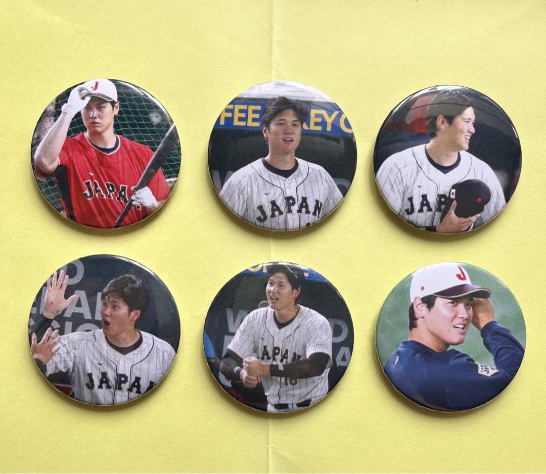 WBC日本代表　缶バッチ　大谷選手 WBC日本代表 缶バッチ 大谷選手 Amazon.co.jp: WBC 侍ジャパン