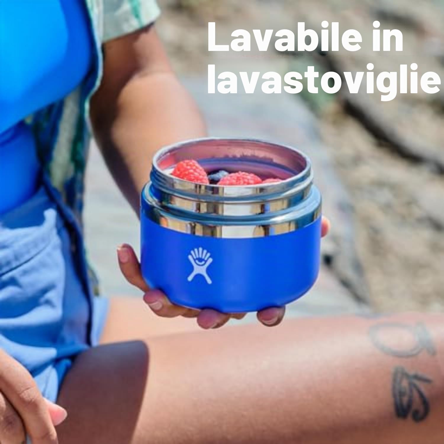 Hydro Flask Barattolo per alimenti isolato da 20 once nero